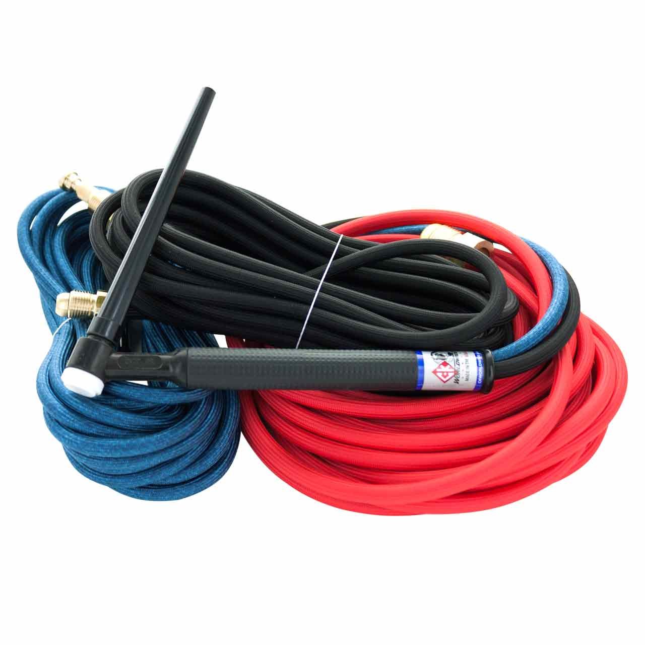CK Worldwide 20 Series Superflex TIG Torch w/Flex Head 25' Length
